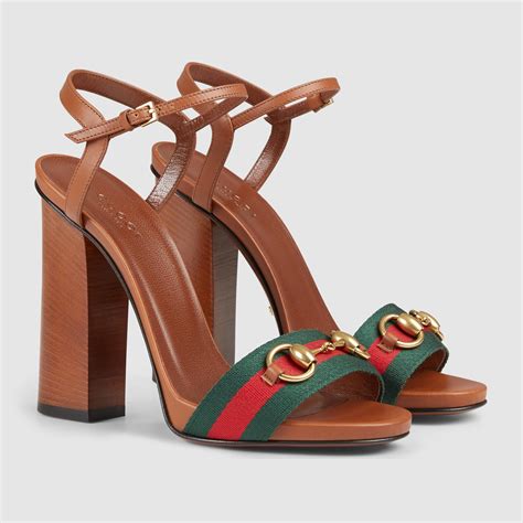 gucci t-bar strappy gladiator high heel|gucci block heel sandals.